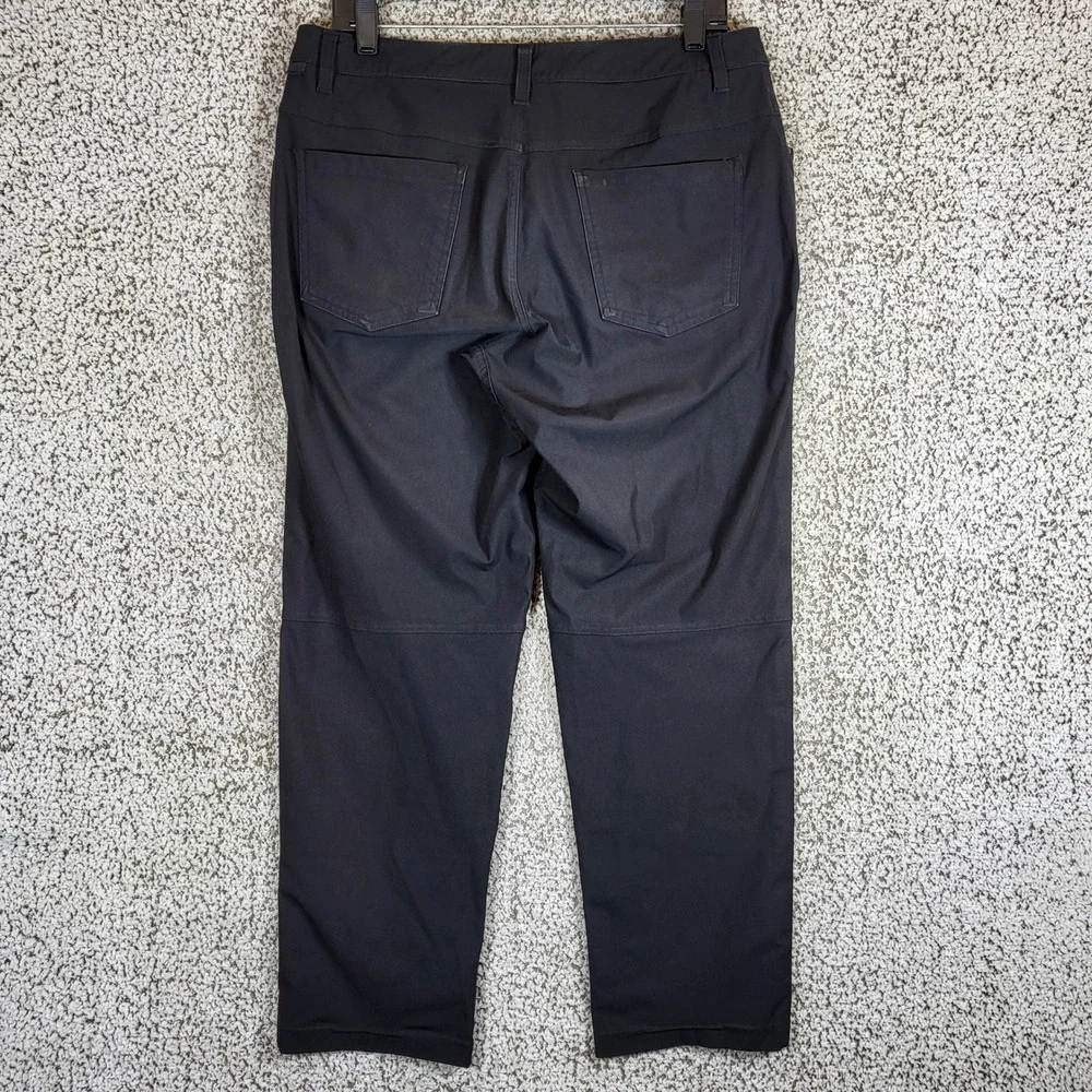 Lululemon Commission Slim Fit‎ Pant Mens 32 Black Casual Commuter Golf